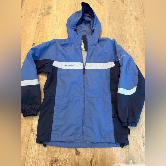 Columbia Sportswear Hooded Jacket Blue Small - Picture 1 of 8